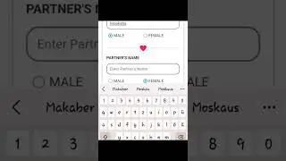 Matching names|Moakaba and Rukuvel&uuml;|#lovepercentage #love #match #names