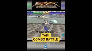 Soul Calibur 🎮 Taki vs Arthur | Retro Arcade Battle ⚔️ ソウルキャリバー タキ vs アーサー | 소울칼리버 타키 vs 아서 #shorts
