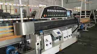 How does a glass edging machine handle different glass types (e.g., tempered, laminated)?