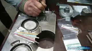 Surface grinding and aluminum removal with a flexible grinding wheel