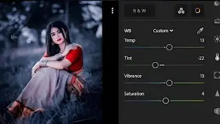 |Light Blue Tone Lightroom Photo EditingTutorial| Lightroom Blue Tone PhotoEditing| Lr Photo Edit