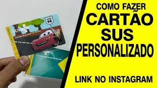 Como Fazer o Cartão do SUS personalizado, varias artes e temas grátis no link do meu instagram