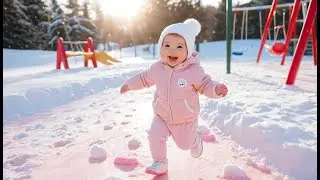 Snowy Playground Run | Fun Winter Song for Toddlers & Preschoolers