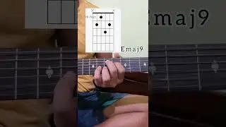 Easy guitar chord for beginners ( Emaj9) #guitar #guitartutorial #guitarlesson #guitarmusic