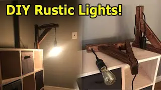 DIY Rustic Edison Lights