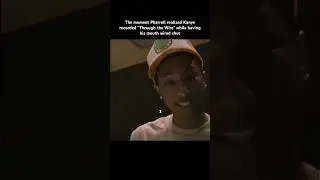 When Pharrell realized Kanye recorded &ldquo;Through the Wire&rdquo; while having his mouth wired shut #kanye