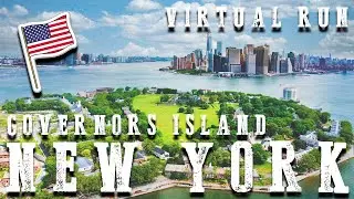 🆃RE🅰DMILL | Virtual 🆁un - GOVE🆁NORS ISL🅰ND - NEW YO🆁K , U.S.A  #treadmill  #run #virtualrun