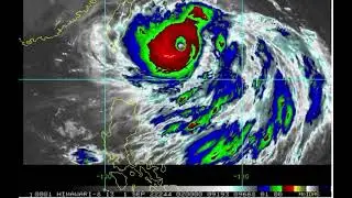 Typhoon Hinnamnor satellite imagery (2022 western pacific typhoon season)
