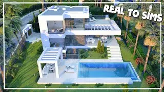 REAL TO SIMS - СОВРЕМЕННЫЙ ДОМИК | NO CC |►СТРОИТЕЛЬСТВО В THE SIMS 4