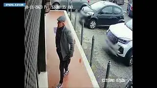 I rapinatori di banche all'opera nel video diffuso dalla questura di Perugia