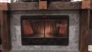CFI Custom Fitted Insert, Full Fireback Fireplace Insert With Massive Heat Exchanger Largest view