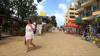 Walking tour of Flower Street | Sunny Beach Bulgaria 2024