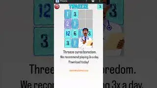 Threeze, Cures Boredom, A Numbers Combination Game #shorts  #gaming