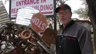 Street's Corner: Mechanic Makes Art From Car Parts