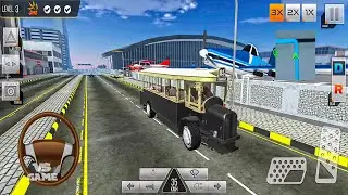 Old Bus Passengers Transport To Airport - Bus Simulator Drive: New Update Bus Games