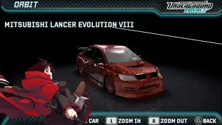 Need For Speed Underground Rivals Mod Texture Mitsubishi Lancer Evo VIII Ruby Rose_PPSSPP