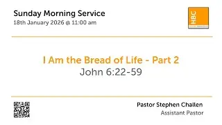 Sunday Morning Service (18th Jan 2026)