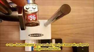 Q3X Serisi Lazer Sens&ouml;r - DYN Teach (&Ouml;ğretme) Metodu
