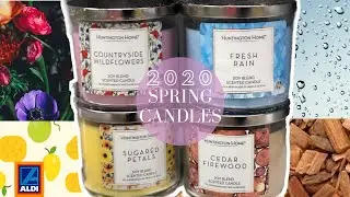 SHOP WITH ME | NEW ALDI $3.99 SPRING 2020 3 WICK CANDLES | BATH AND BODY WORKS ALTERNATIVE