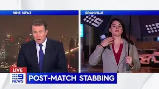 [Blooper] Nine News Sydney | Grace Fitzgibbon frozen cross - (09.08.2020)