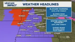 WEATHER: Blustery, cold and more snow on the way for Sunday