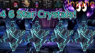 Alliance War Season Rewards Crystal Opening! 4 6 Star Crystals! | Marvel Contest Of Champions
