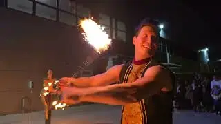 Indoor and Outdoor fire at the same venue.