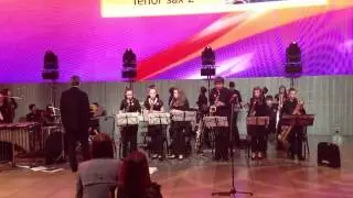 Kamiakin Jazz Ensemble playing at the EMP Museum Seattle