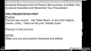 Speaking Strategies that Will Reduce Nervousness and Make Your Audience Interested and Remember You