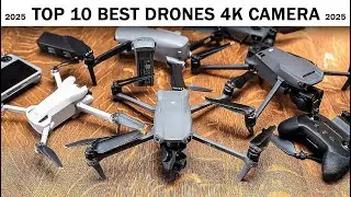 Top 10 Best Drones in 2025 | 4K Camera, Long Battery & Smart Flying!