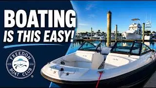 What If Boating Was This Easy? 🚤 | Freedom Boat Club Wilmington NC
