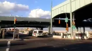 On Bx15: 1999 New Flyer D60HF # 5418 Makes It's Turn to Willis Avenue Bridge