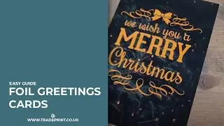 How To Lay Out & Design A Foil Greeting Card