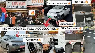 MG WINDSOR EV ACCESSORIES || MG WINDSOR DETAIL || MG WINDSOR MODIFICATIONS