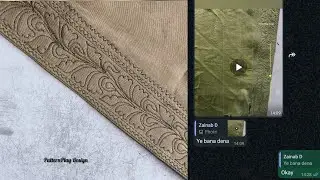 Aaj Mai Apke liye bhut hi easyly Tricks Mohri Design bataougi | PatternPlay Design 