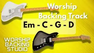 🎸 WORSHIP BACKING TRACK | E Major | IV – I – V – vi | 70 BPM | Guitar Backing Track