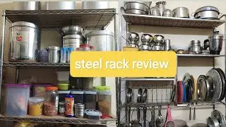 small rack / heavy steel rack / fridge stand review । स्टील रॅक   price detail  @homerecipestips