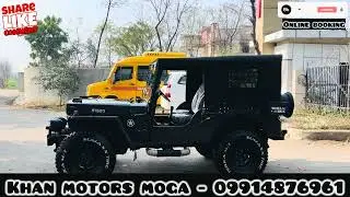 Modified jeeps ready on order basis | Khan Motors Moga | M-09914876961 | Online Booking available ..
