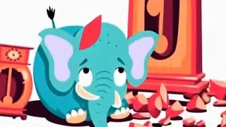 Color elephants 🐘 Hickory dickry dockk song 91  | Honey Nursery Rhymes & kids songs.