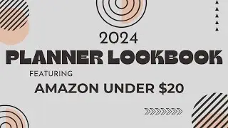 2024 Planner Lookbook: Amazon Finds Under $20