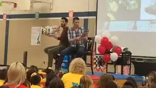 HGTV's 'Property Brothers' gives Pasadena school library a makeover