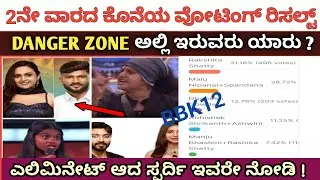ಶಾಕಿಂಗ್ ವೋಟಿಂಗ್ ರಿಸಲ್ಟ್ | Bigg Boss Kannada Season 12 Voting Result | 2nd week Thursday Voting