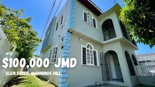 Kingston Rental $100,000 JMD || 2 Bedroom 2.5 Bathroom || Glen Drive, Mannings Hill