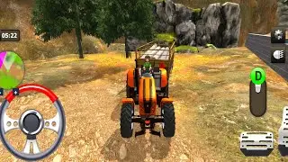 Real Tractor Pulling Simulator Part 6 | Lakdi Bundle Delivery 🚜🌲 | Tractor Driving Gameplay
