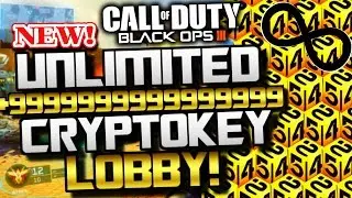 *NEW* UNLIMITED CRYPTOKEY LOBBY GLITCH! HOST YOUR OWN *SOLO* CRYPTOKEY LOBBY! (BO3 Cryptokey Glitch)