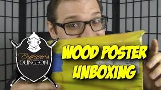 Engraver's Dungeon Wooden Poster - Blood Splattered Unboxing (Poster  Review)
