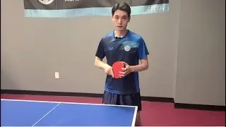 Yu Di - Backhand Loop from underspin