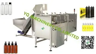 Easy operation 100ML chubby gorilla bottle arranging machine price E juice liquid bottle unscrambler