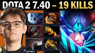 Phantom Assassin Pro Carry with 19 Kills and 1000 GPM - 7.41 Dota