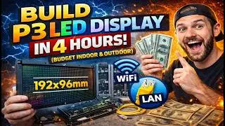 How to Build a Wireless & Battery-Powered LED Display | DIY Tutorial for Food & Service Ads